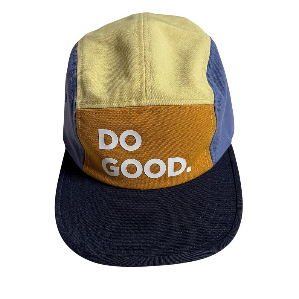Cotopaxi Do Good 5-Panel Hat (Amber and Carbon) - One Size